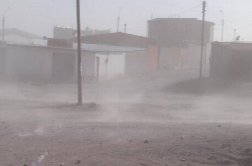  Ráfaga de vientos afectará a Antofagasta y Mejillones durante el día
