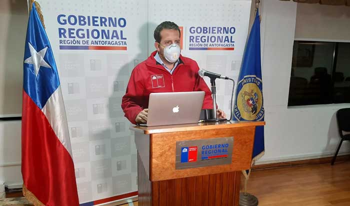  Intendente de Antofagasta pide respeto a la ciudadanía tras las manifestaciones del lunes