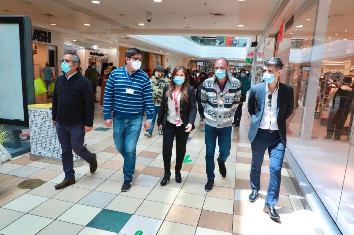  Protocolo Covid: Realizan visita inspectiva a Mall Plaza Antofagasta