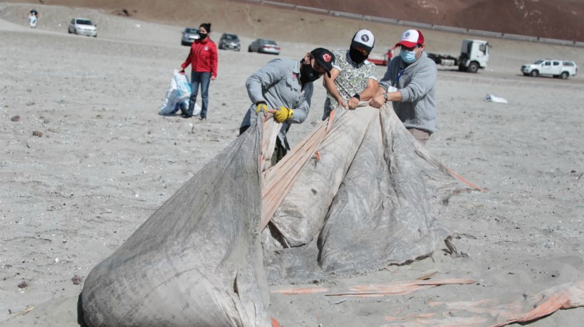  Realizan limpieza en playa La Rinconada de Antofagasta