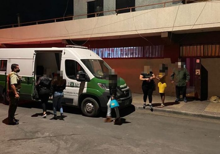  Carabineros nuevamente detecto fiesta clandestina en Calama