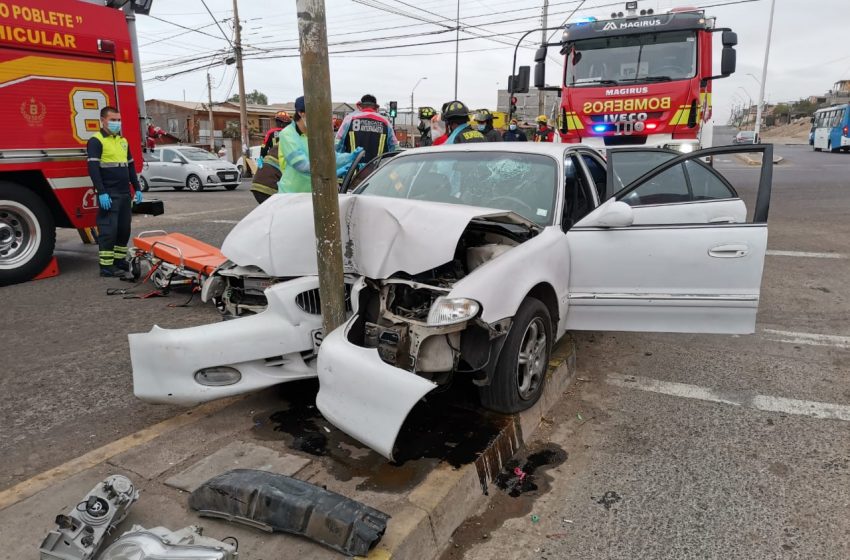  Dos accidentes se registraron en el inicio del año en Antofagasta