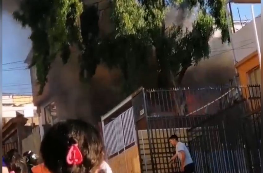  Incendio dejo dos casas dañadas en Antofagasta