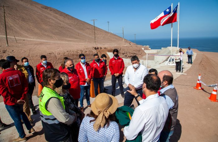  MOP entrega dos nuevas vías aluvionales en quebrada de Jardines del Sur