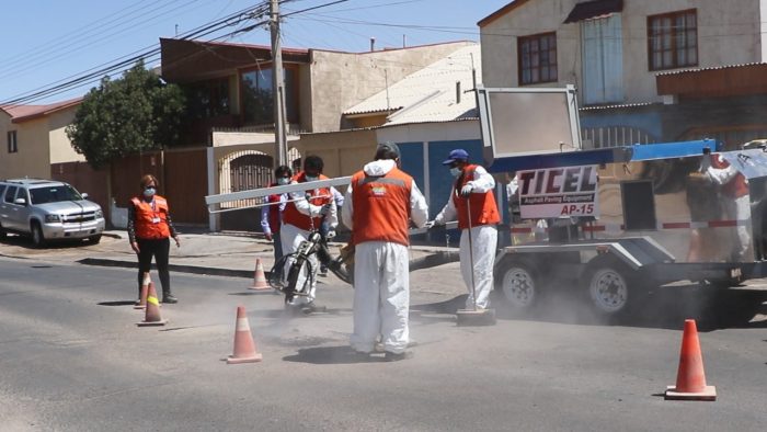  Municipalidad puso en marcha su nueva máquina bacheadora para Calama