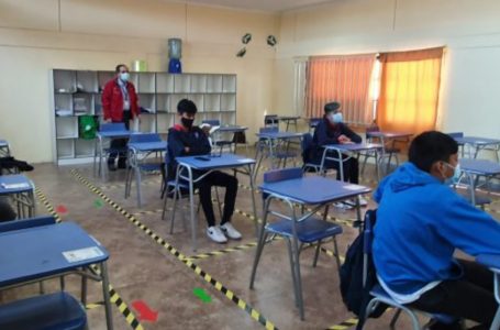 Calama recibió a 170 alumnos de forma presencial