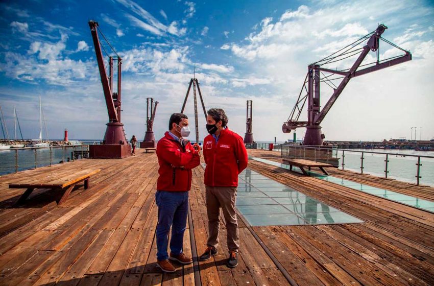  Gobierno entregó obras de conservación de muelle histórico Melbourne Clark de Antofagasta