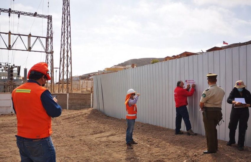  Gobernación de Antofagasta desalojará cuatro construcciones por riesgo eléctrico en Taltal