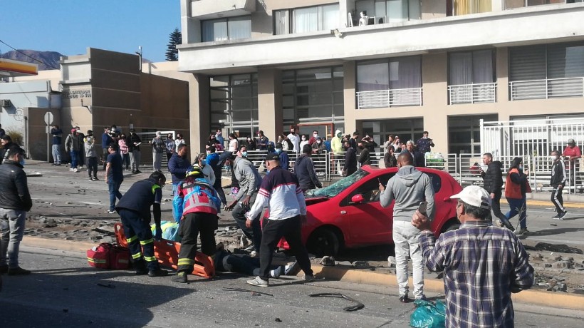  Accidente de alto impacto dejo a 8 personas lesionadas en Antofagasta