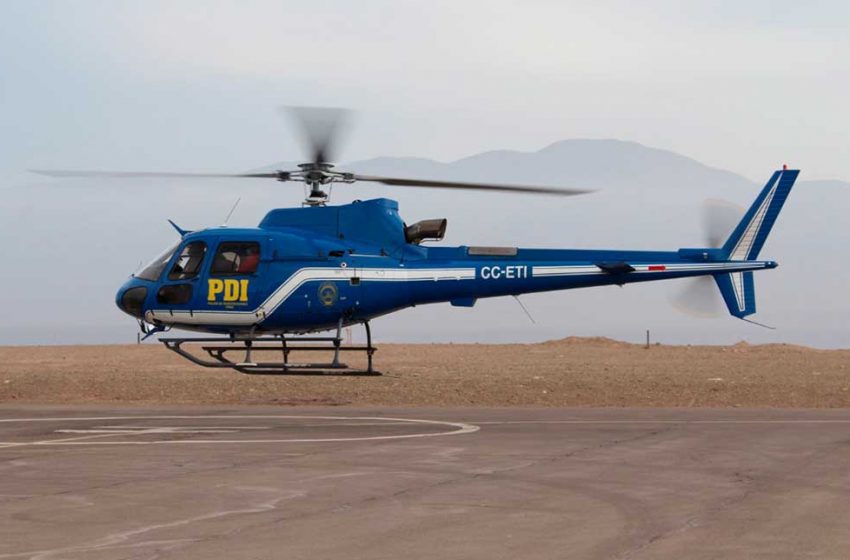  Antofagasta: Helicóptero PDI recibió importantes mejoras para su operación en el norte de Chile