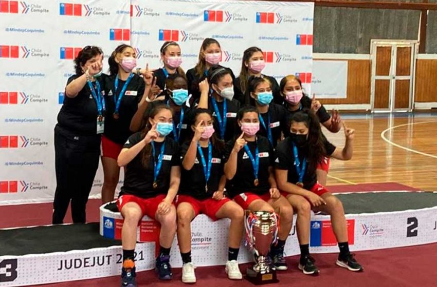  Selección regional de baloncesto damas se corona tricampeona de los Juegos Judejut