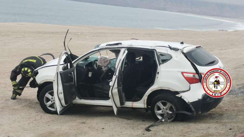  Accidente de tránsito dejo a tres personas lesionadas en Antofagasta