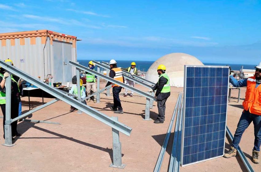  Taltal: proyecto busca reutilizar paneles fotovoltaicos descartados