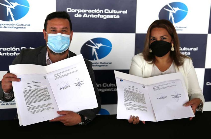  Corporación Cultural de Antofagasta y Fundación Cultural de Sierra Gorda renovaron convenio colaborativo