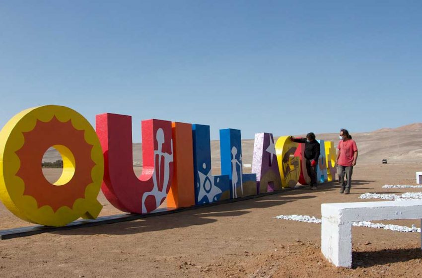  Letras volumétricas de Quillagua rescatan el valor patrimonial antropológico del lugar más seco del mundo