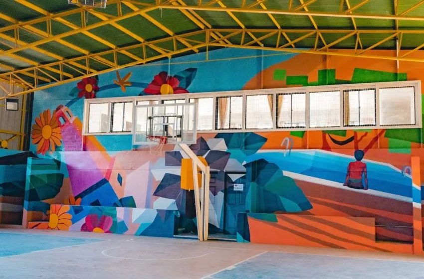  Inauguran mural patrimonial en Sierra Gorda inspirado en su historia e identidad local
