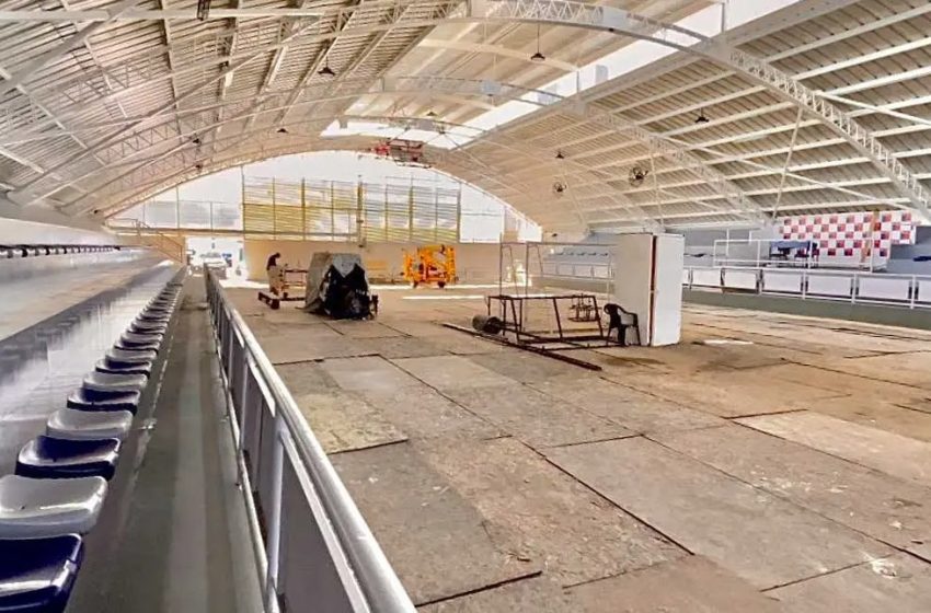  Antofagasta: un 92% de avance presentan obras de mejoramiento del Gimnasio Guibaldo Ormazábal