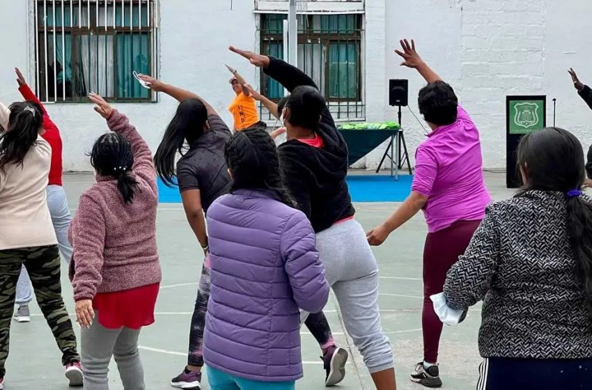  Internas de Antofagasta participan en talleres deportivos y jornadas de baile entretenido