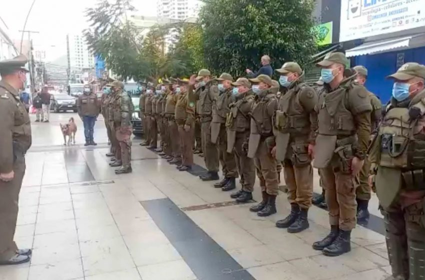  Intenso operativo contra el comercio ilegal en el centro de Antofagasta