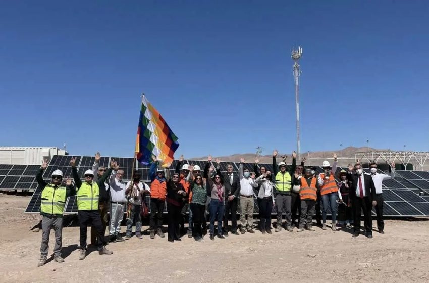  Planta fotovoltaica híbrida dotará por primera vez a Quillagua de 24 horas de electricidad