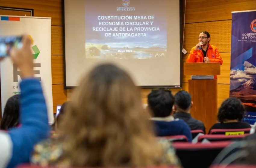  Constituyen primera mesa de economía circular y reciclaje en la provincia de Antofagasta