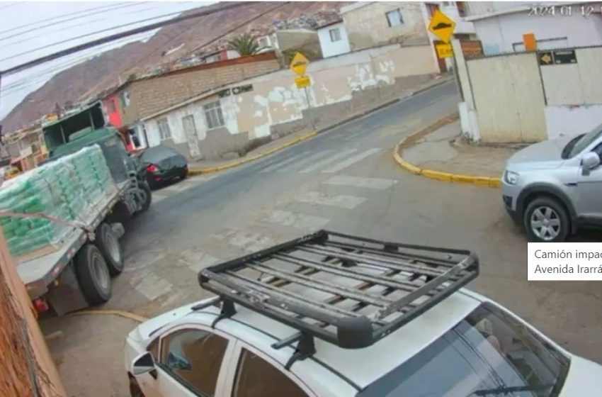  Camión involucrado en accidente mortal en Antofagasta ya había chocado antes con el frontis de una casa
