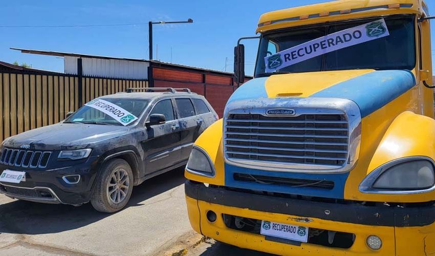  Desarticulan taller clandestino en Calama: Recuperan vehículos con encargo por robo
