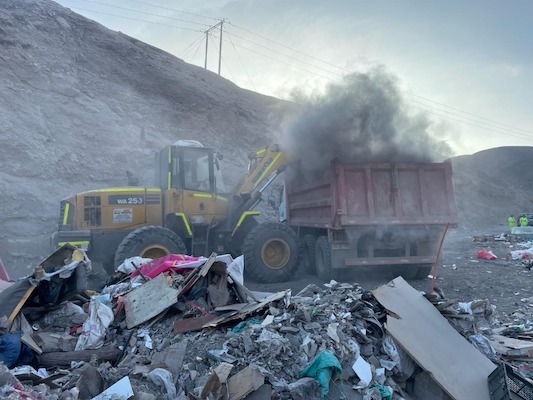  MOP realiza labores de despeje en obras de control Aluvional en Taltal y Antofagasta