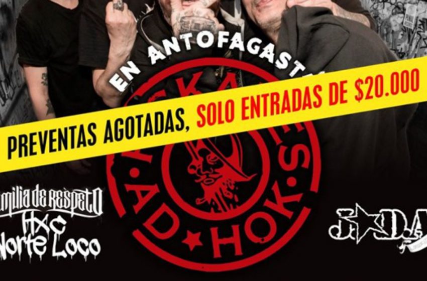  Tremenda fiesta punk: Fiskales Ad Hok regresa a Antofagasta después de cinco años