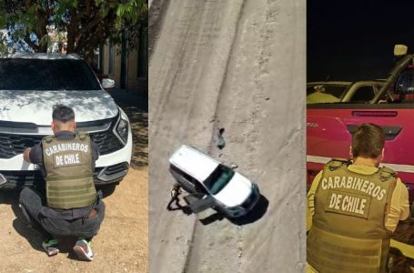 Carabineros de Antofagasta recupera nueve vehículos robados en operativos especializados
