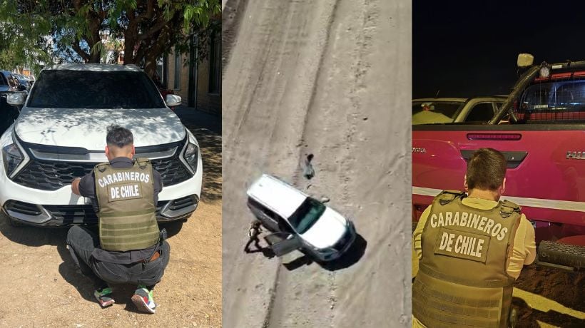  Carabineros de Antofagasta recupera nueve vehículos robados en operativos especializados
