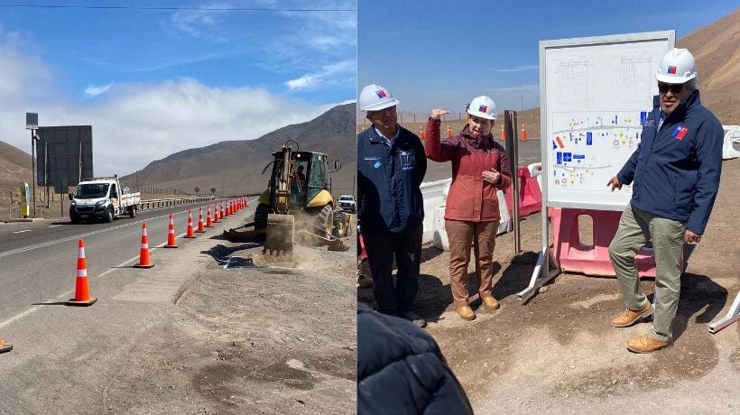  Instalarán barreras pórtico en la Ruta 26 para prevenir accidentes viales en Antofagasta