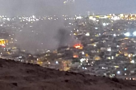 Incendio en vivienda del sector norte de Antofagasta fue reportado