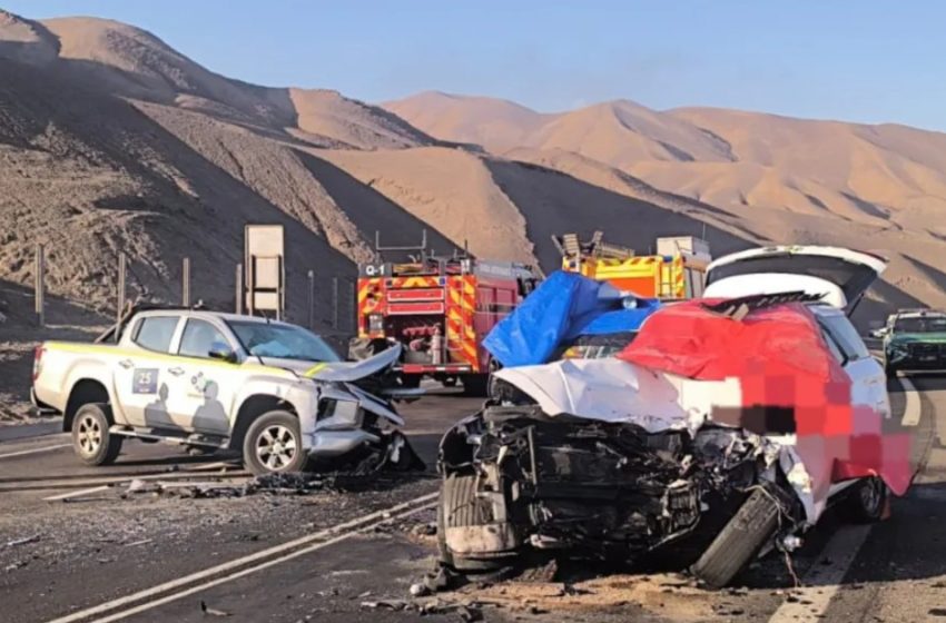  Fatal choque en principal vía de ingreso a Antofagasta deja una víctima