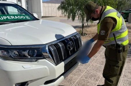 Antofagasta registra fuerte golpe al robo de autos: más de 100 vehículos recuperados en enero