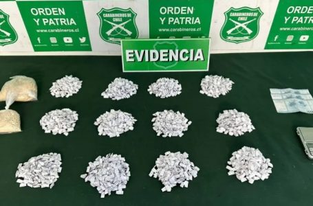 Desarticulan punto de venta de drogas en el sector centro alto de Antofagasta