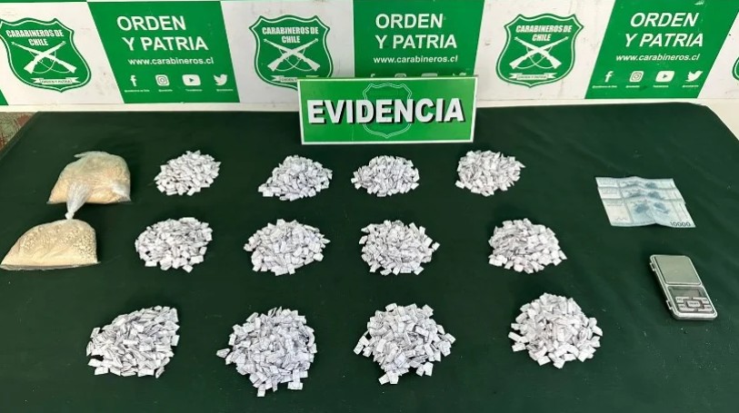  Desarticulan punto de venta de drogas en el sector centro alto de Antofagasta