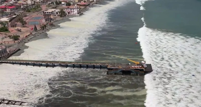  Marejadas afectarán el borde costero de Mejillones hasta este martes