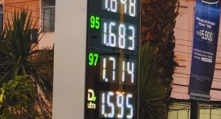  Históricos valores en Antofagasta: Combustibles superan la barrera de los $1.700