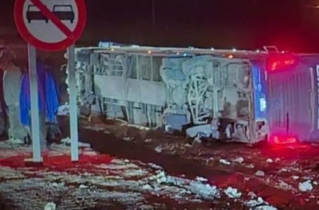 Volcamiento de bus en Ruta 5 Norte deja al menos siete heridos en Antofagasta