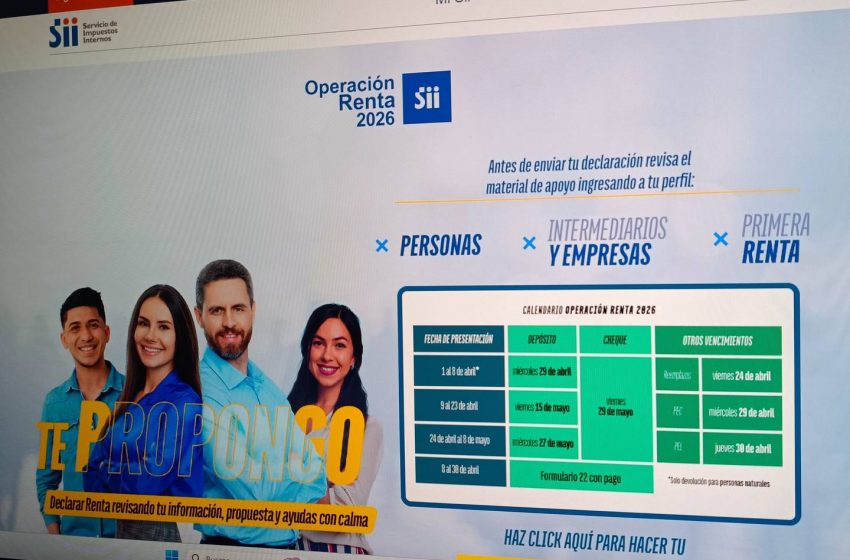  Operación Renta 2026: Conoce las fechas de pago de la devolución de impuestos