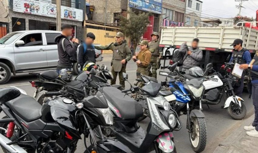  Retiran 15 motocicletas en operativo de fiscalización realizado en Antofagasta