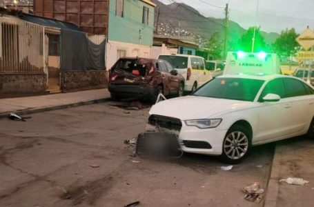 Conductor ebrio causa grave accidente en Antofagasta: peatón quedó lesionado y 11 vehículos resultaron dañados