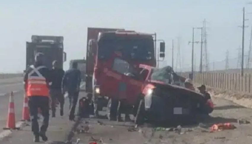  Muere conductor de camioneta de Vialidad tras grave choque con camión en Mejillones