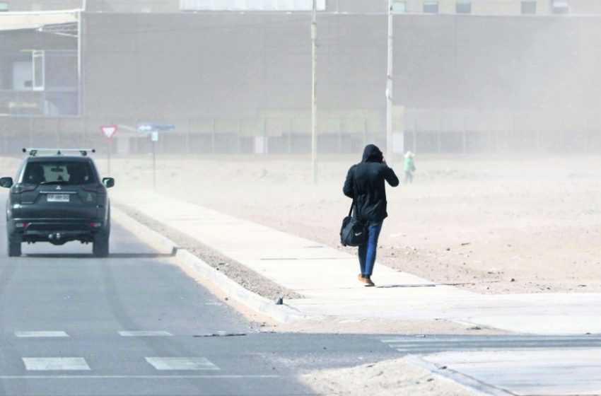 Declaran Alerta Temprana Preventiva en Antofagasta por vientos de hasta 80 km/h