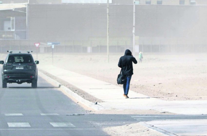  Antofagasta sigue bajo alerta por fuertes vientos, tormentas de arena y lluvias