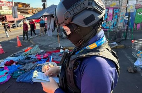 Operativo en Feria Pantaleón Cortés dejó nueve infracciones y cuatro toneladas de objetos retirados