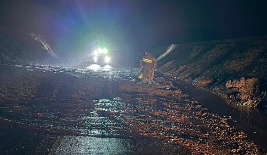  Ruta B-710 permanece cerrada entre Antofagasta y Paposo tras el sistema frontal