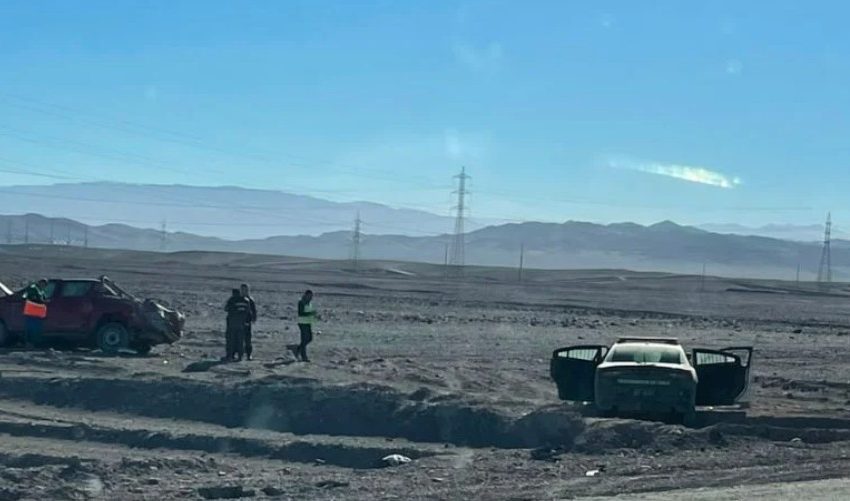  Persecución de vehículo robado termina con dos carabineros heridos en María Elena