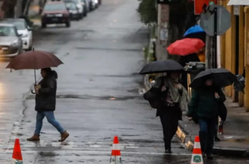  Lluvias, viento y tormentas eléctricas afectarán al Norte Grande durante la primera mitad de la semana